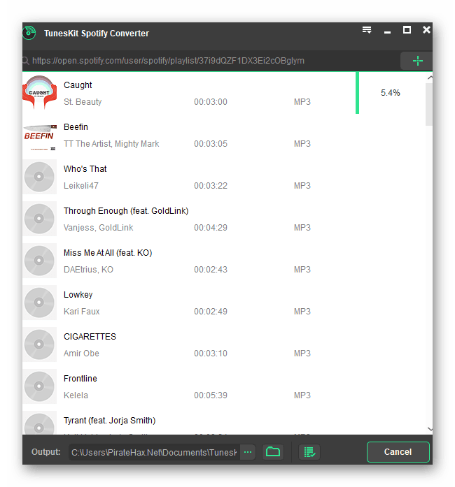Tuneskit spotify is not installed