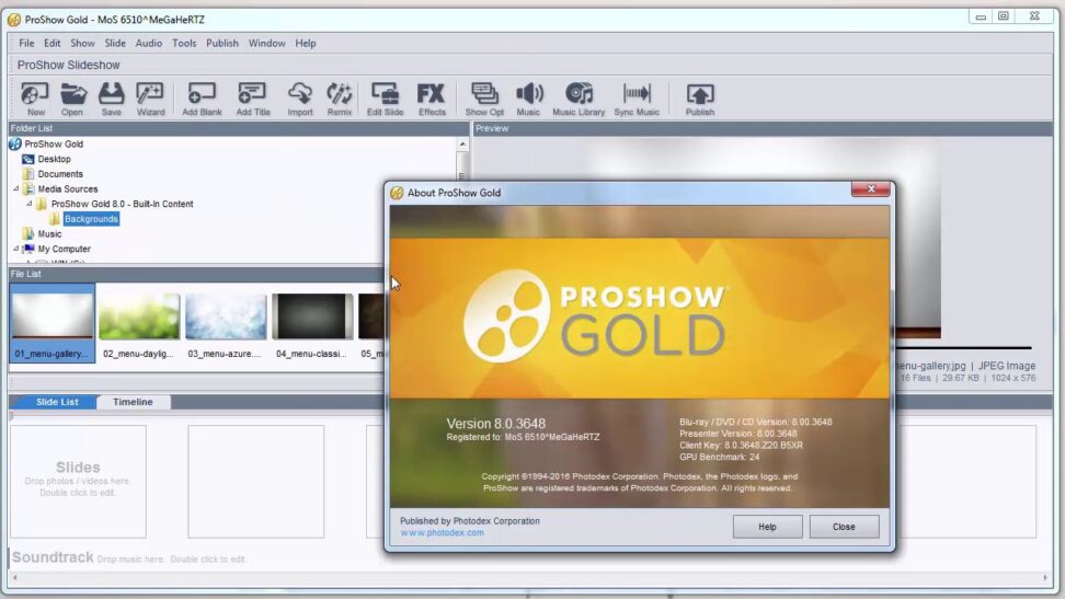 proshow gold 9 portable